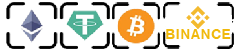 USDT,BTC,ETH,USDC,Binance Pay
